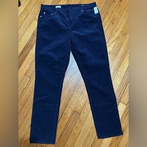 GAP Corduroy Pants Men 33 Slim Straight Fit Mid Rise Preppy